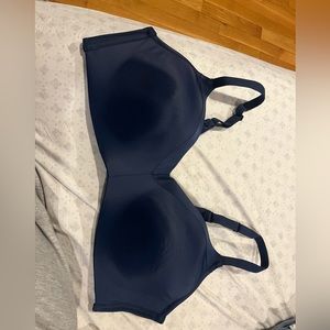 Auden 44c navy blue bra new with tags full back support very comfortable bra